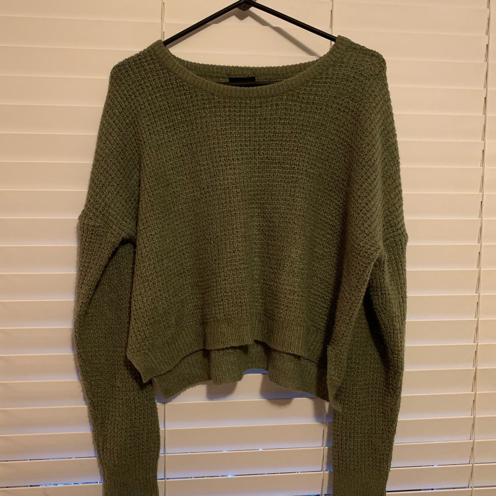 Forever 21 olive sweater